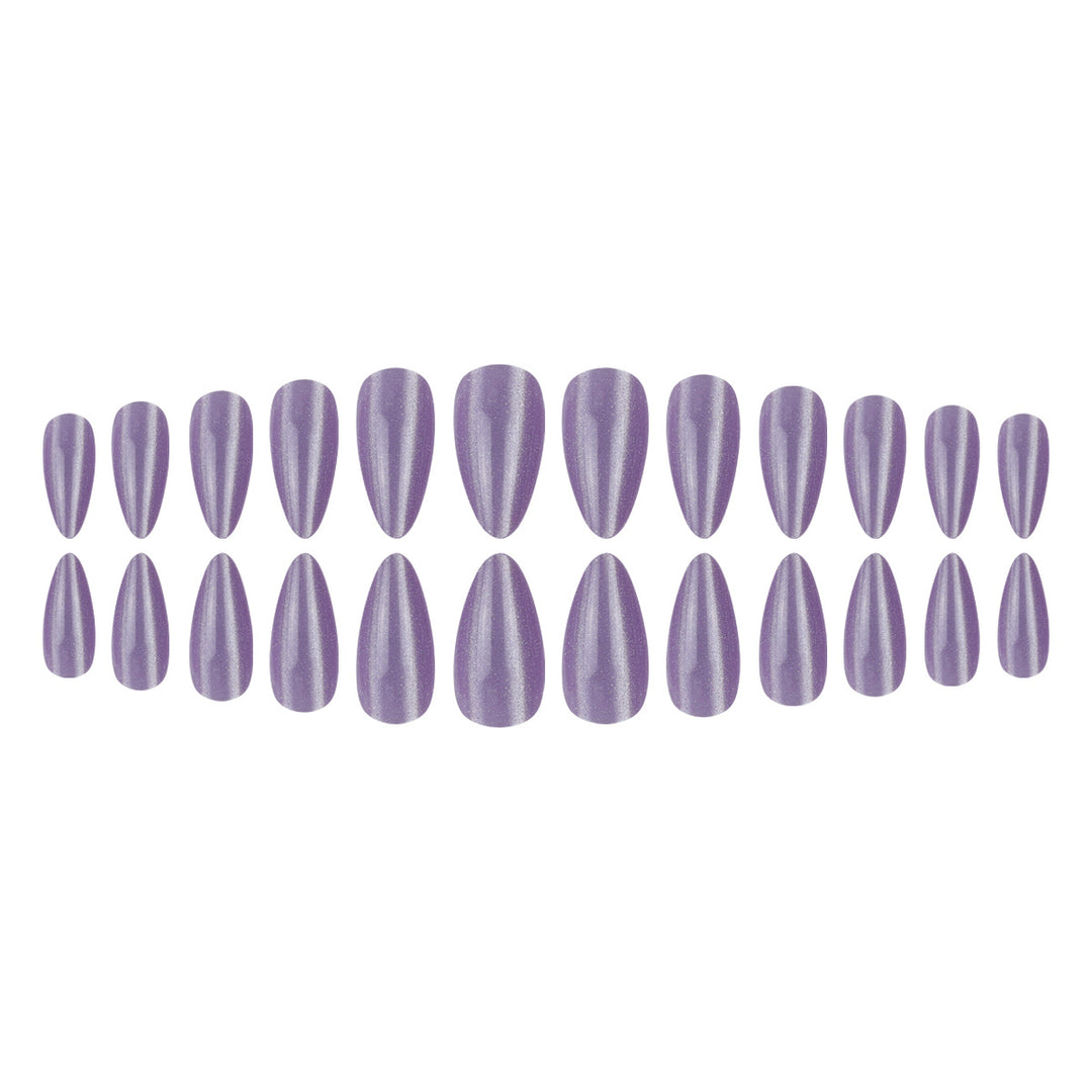 Long Glossy Stiletto Press-On Nails Stornfield