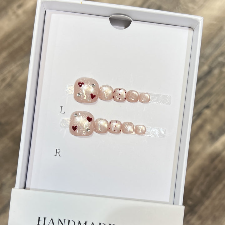 Decorative Heart Nail Art Set Stornfield