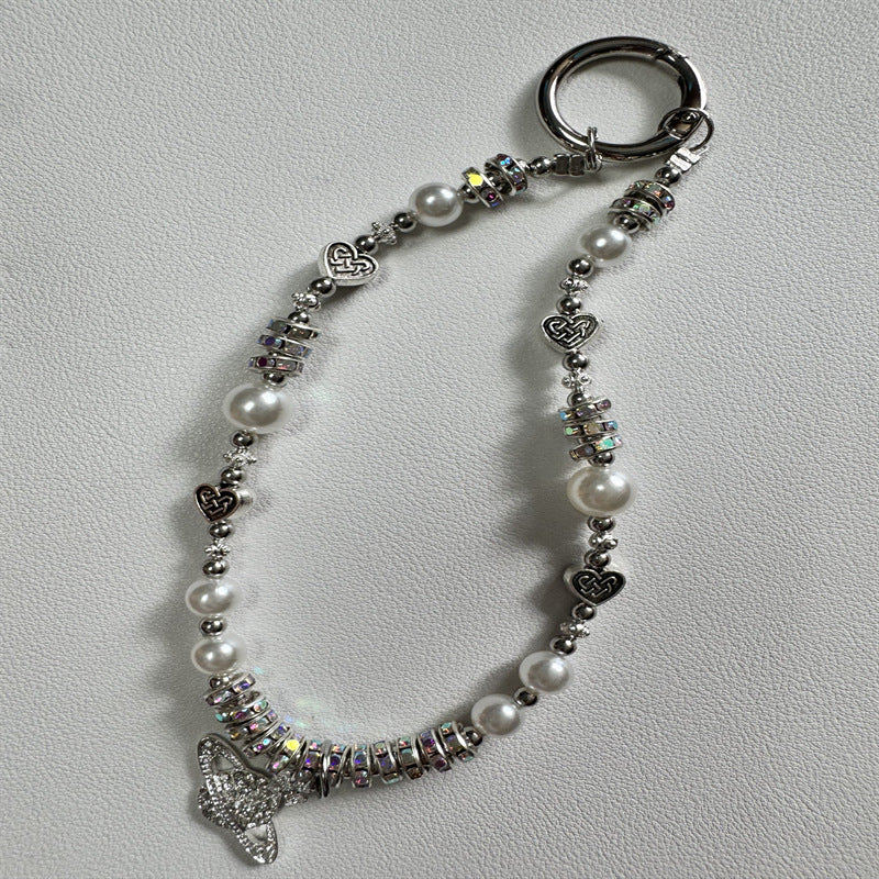 Decorative Pearl Charm Keychain Stornfield