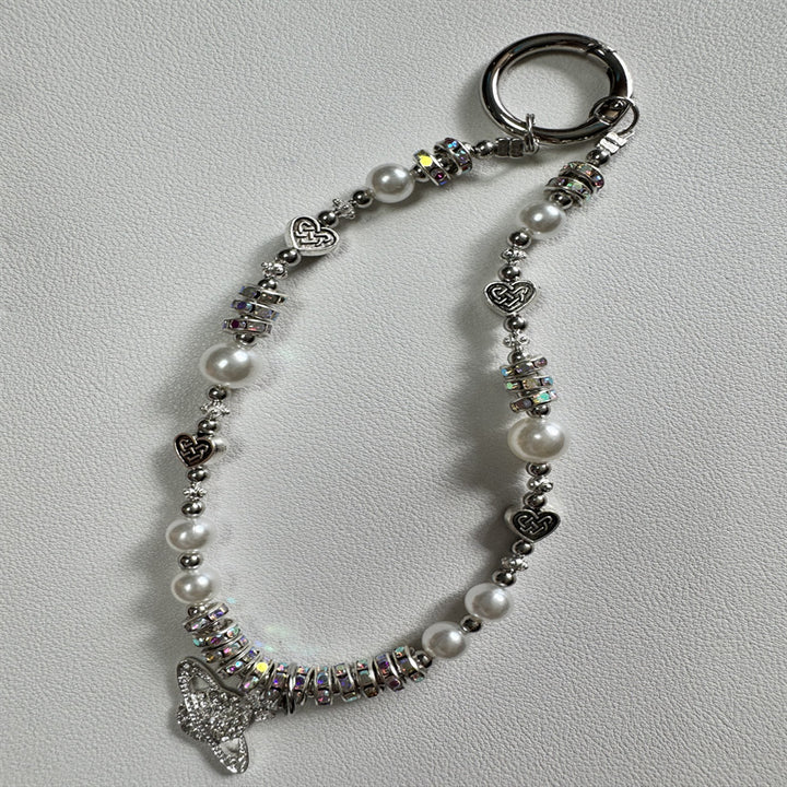 Decorative Pearl Charm Keychain Stornfield