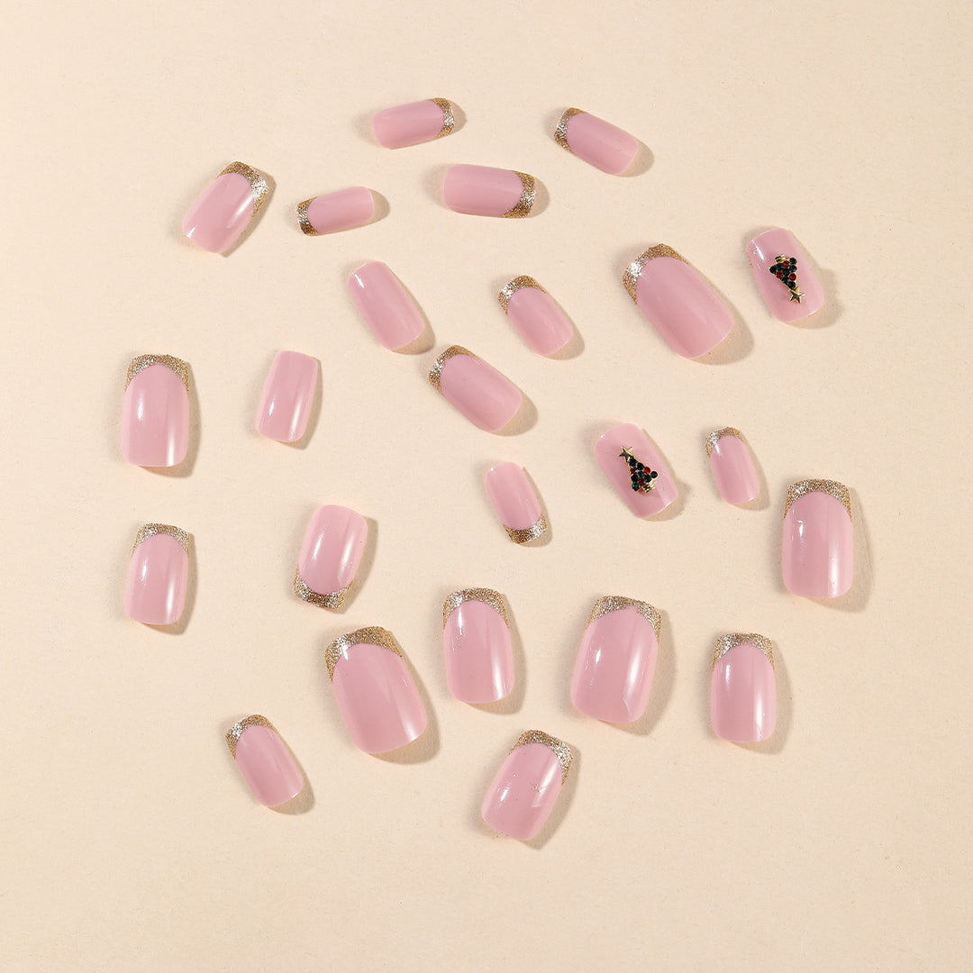 Festive Christmas Tree Nail Art Set Stornfield