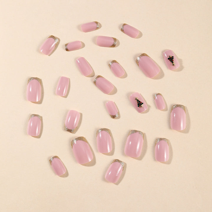 Festive Christmas Tree Nail Art Set Stornfield