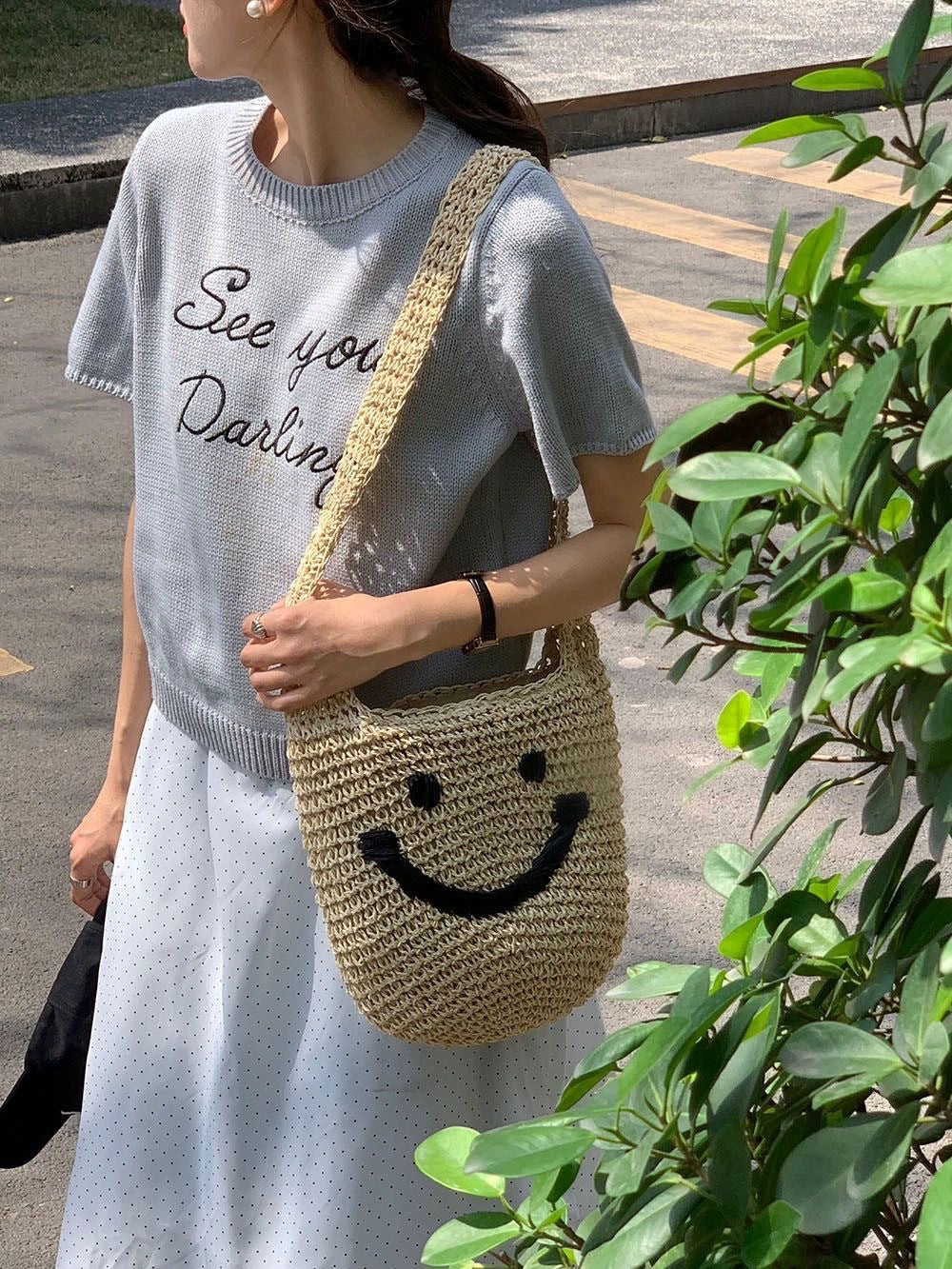 Handbag with Smiling Motif Stornfield