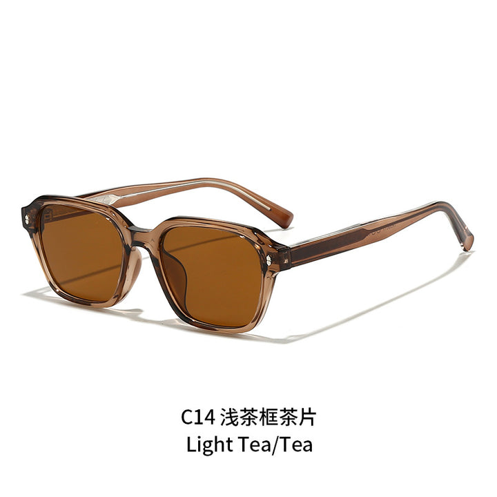 Women's fashionable sunglasses with square frame and UV protection Stornfield