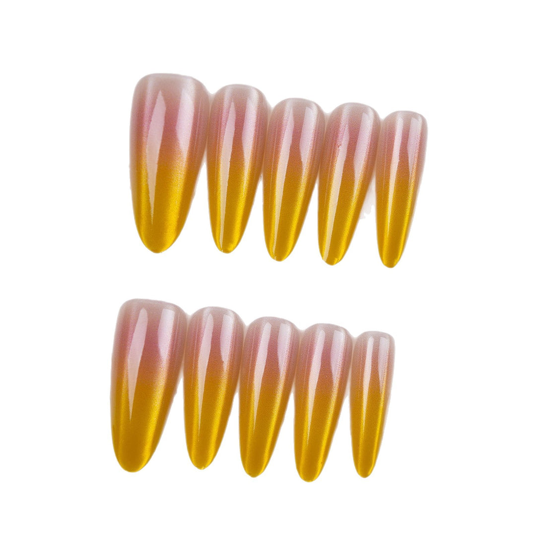 Glossy Ombre Press-On Nail Set Stornfield