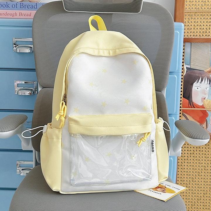 Fun-Themed Star Pattern Backpack Stornfield