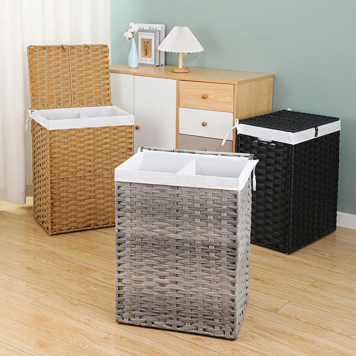 Woven Storage Cube with Lid Stornfield