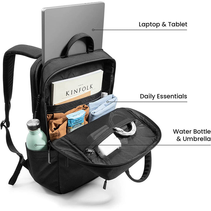Men's practical business backpack with padded laptop compartment and organization system Stornfield