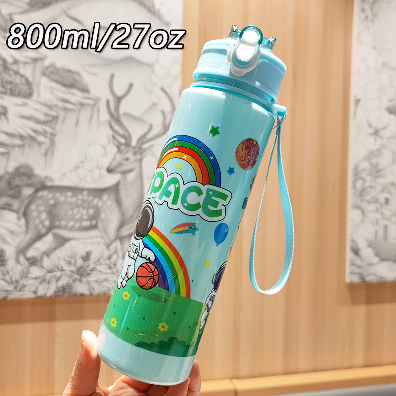 Ladies Fantasy Water Bottle with Practical Carry Strap Stornfield