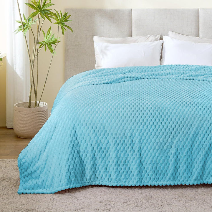 Plush Textured Throw Blanket