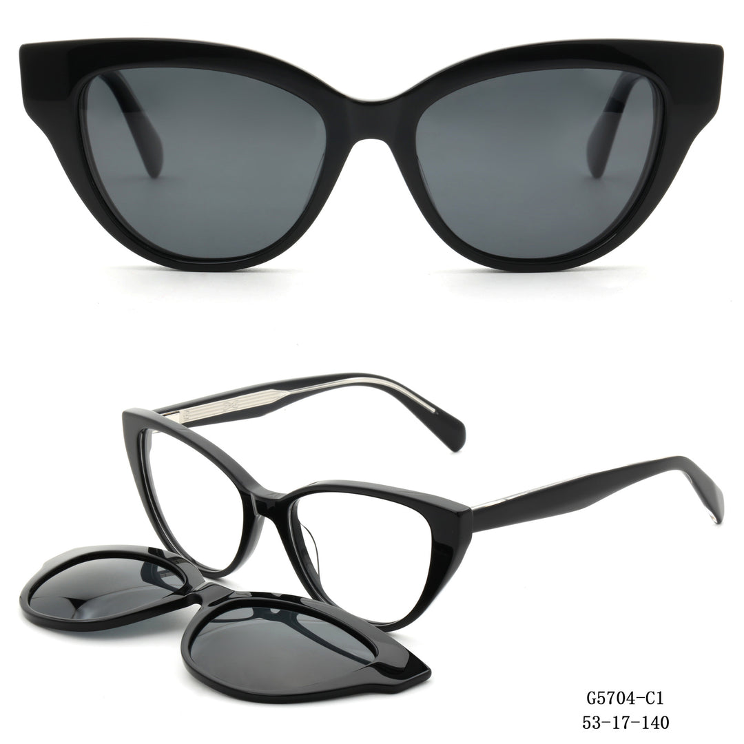 Women's Cat-Eye Sunglasses with Removable Lenses Stornfield