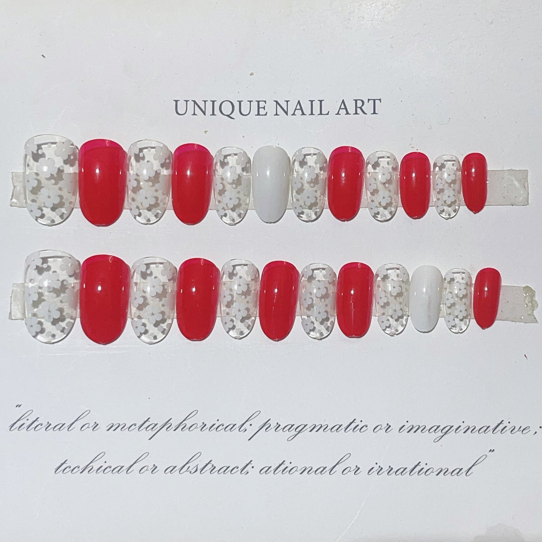Artistic Acrylic Press-On Nails