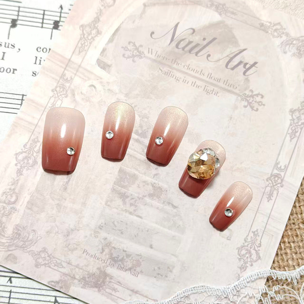 Artificial nails with glamorous 3D design Stornfield