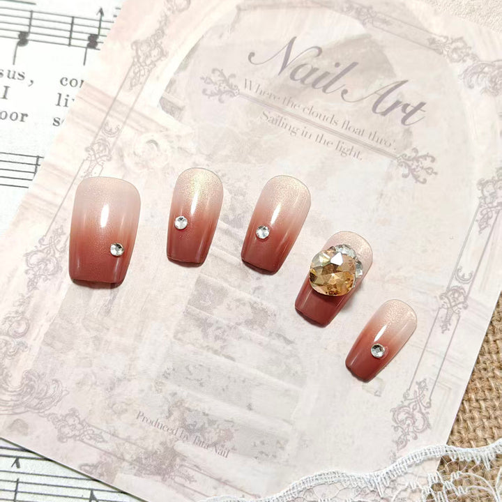 Artificial nails with glamorous 3D design Stornfield