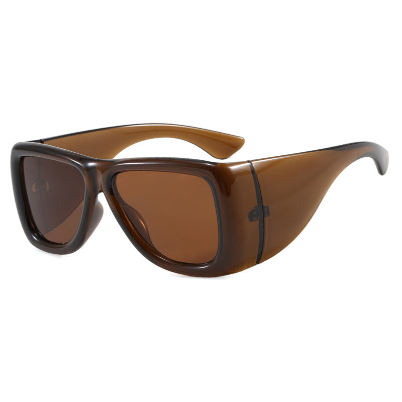 Ladies trendy oversized sunglasses with striking tortoiseshell design Stornfield