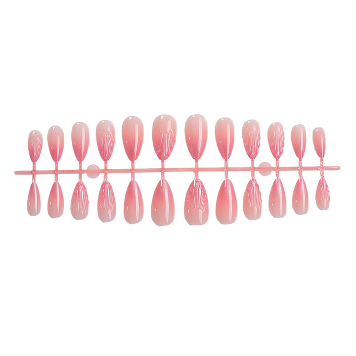 Artificial nail set with delicate ombre design Stornfield