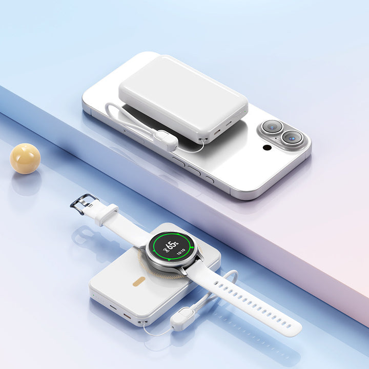 Compact power bank with integrated induction charging function Stornfield