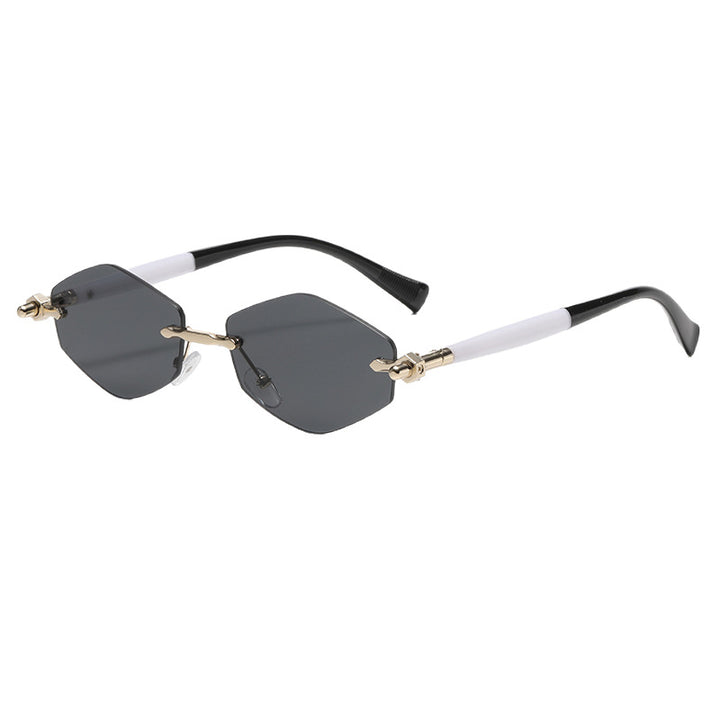 Women's futuristic sunglasses with oversized rectangular frame Stornfield