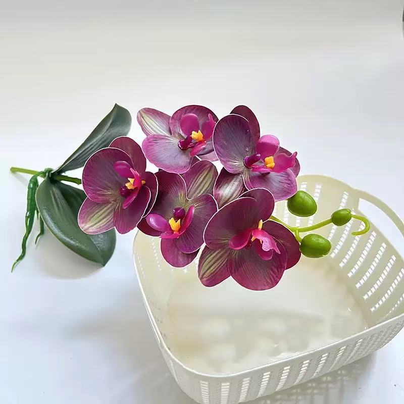 Realistic Faux Orchid Arrangement