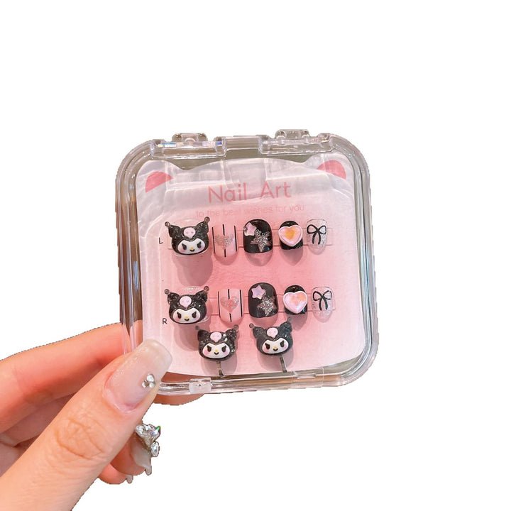Creative art nails with playful animal design Stornfield