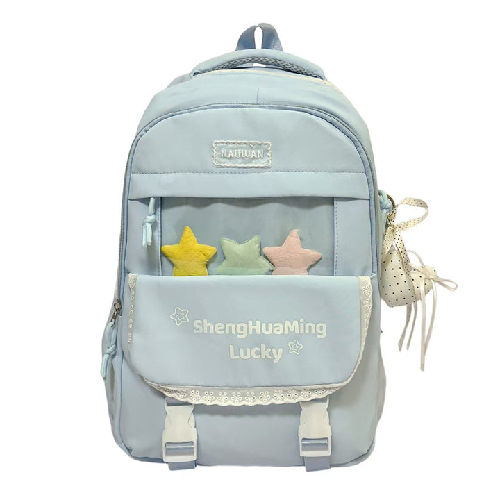 Playful Star-Embellished Backpack Stornfield