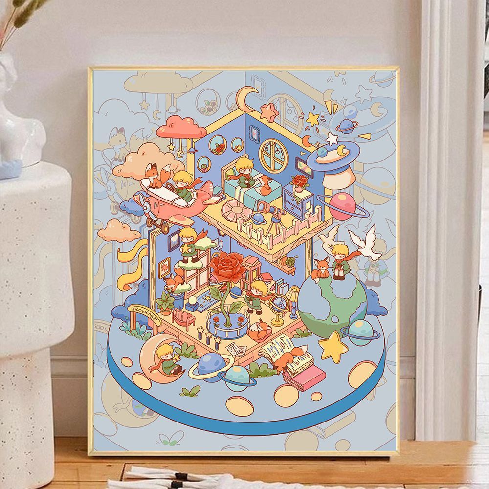 Whimsical Storybook Art Print Stornfield