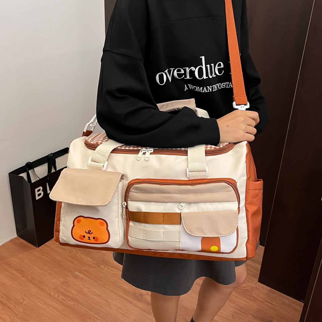 Sporty travel bag with multiple outer pockets Stornfield