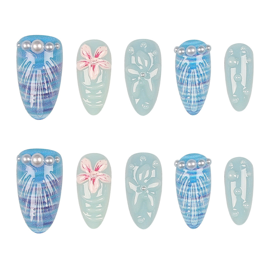 Artistic Tropical Nail Decor Set