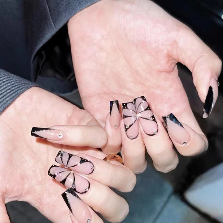 Artistic Butterfly Press-On Nail Tips Stornfield