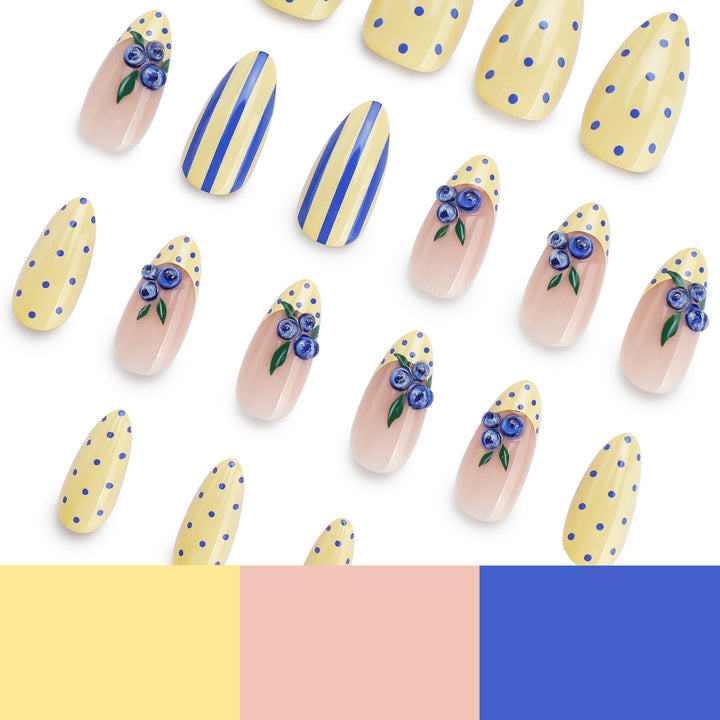 Artful stiletto nails with floral accents and colorful patterns Stornfield