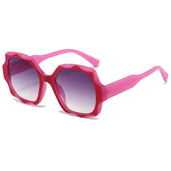 Fashion-Forward Hexagonal Frame Sunglasses Stornfield