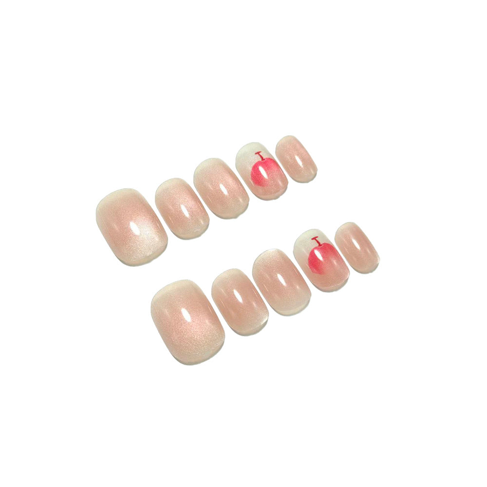 Artificial nails with delicate gradient and creative design Stornfield