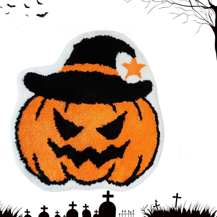 Halloween-Themed Ghost Bath Mat Stornfield