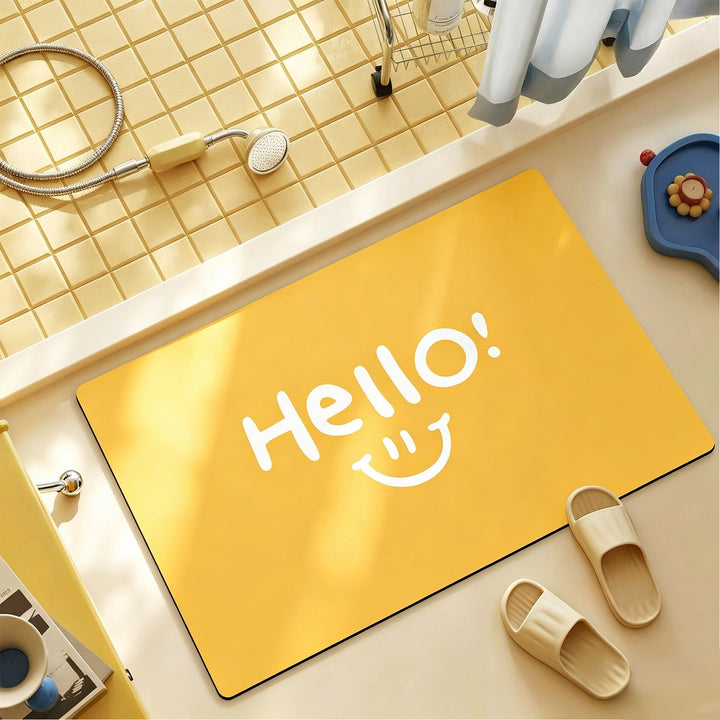Playful Cartoon-Themed Bathroom Rug Stornfield