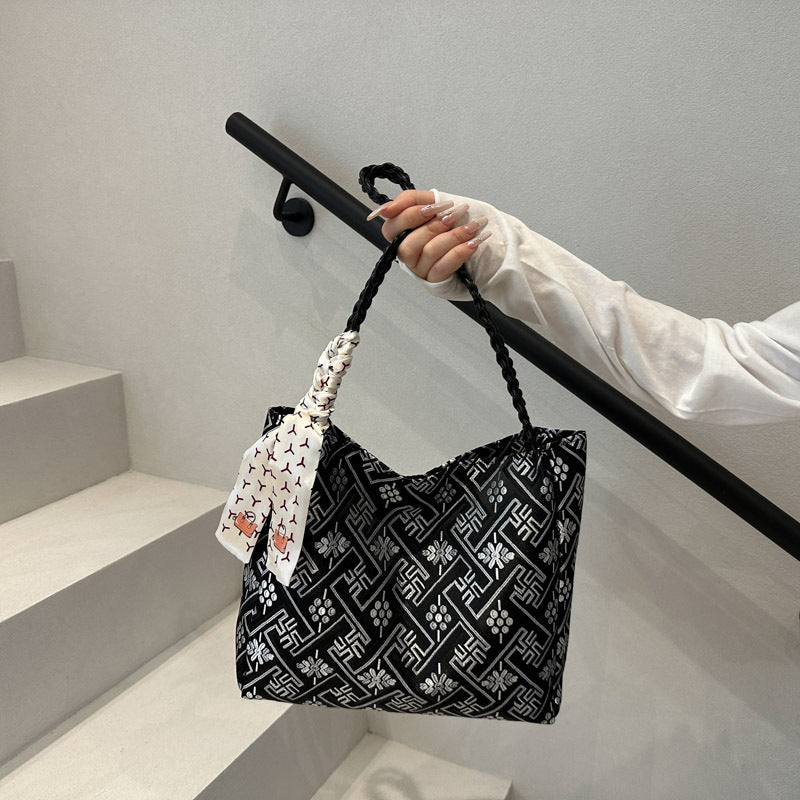 Elegant Patterned Tote Bag Stornfield