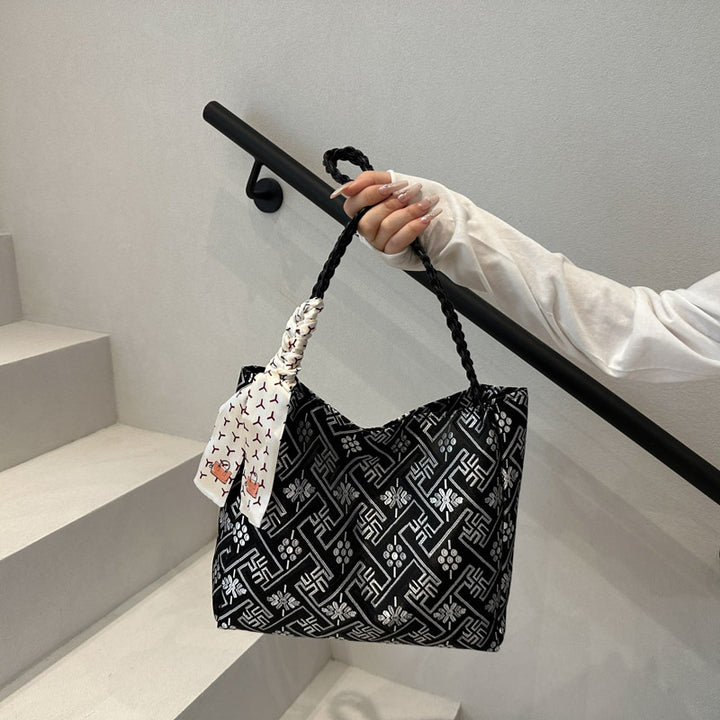 Elegant Patterned Tote Bag Stornfield