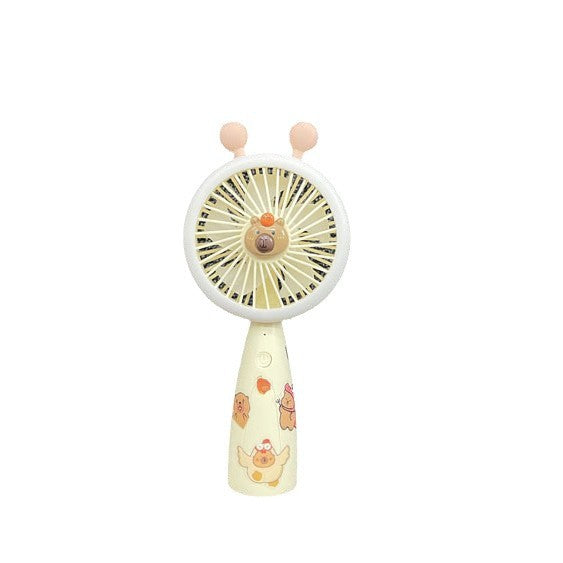 Unisex Portable Hand Fan with LED Lighting and Animal Design Stornfield
