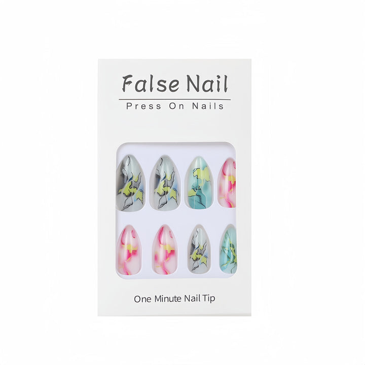Artificial nails in modern marble design Stornfield