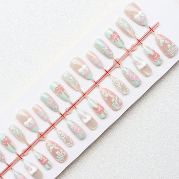 Themed Press-On Nail Art Set Stornfield