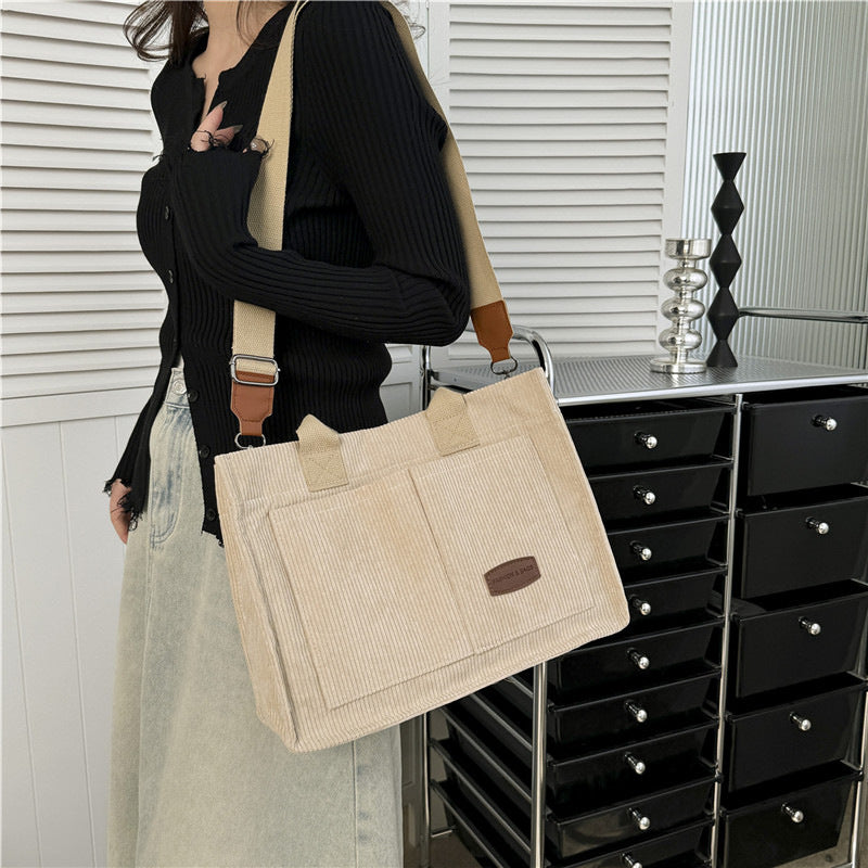 Versatile Corduroy Utility Tote Stornfield