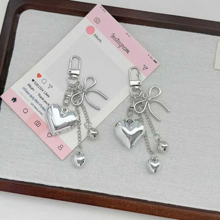 Heart-Shaped Pendant Keychain Stornfield