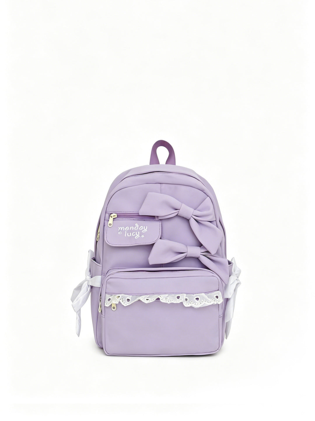 Cute Bow-Accent School Backpack Stornfield
