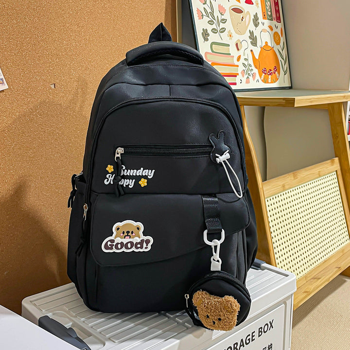 Backpack with Playful Design and Well-Structured Compartments Stornfield