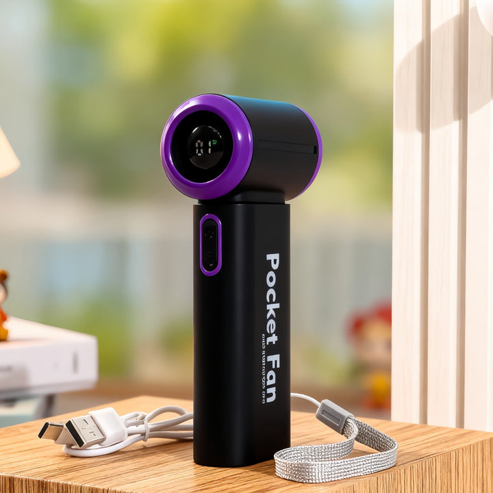 Ladies Portable Mini Fan with USB Charging Function and Lightweight Design Stornfield