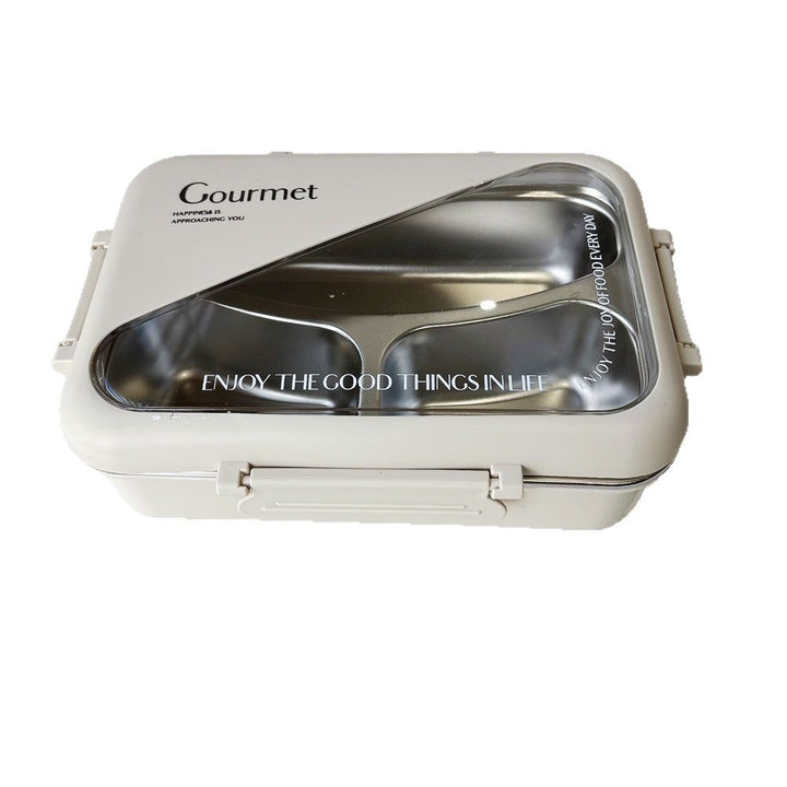 Multi-Compartment Durable Stainless Steel Food Storage