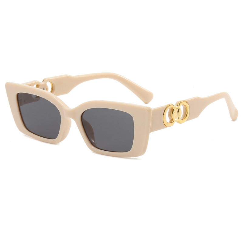 Women's Rectangular Designer Sunglasses with Luxurious Accents Stornfield