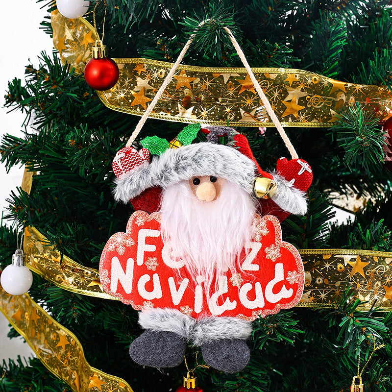 Festive Christmas tree decoration with snowman motif Stornfield