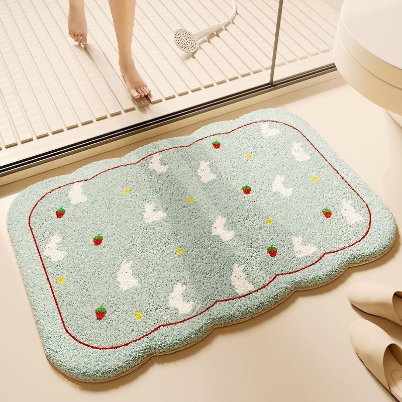 Cute Dog-Themed Plush Bath Mat Stornfield