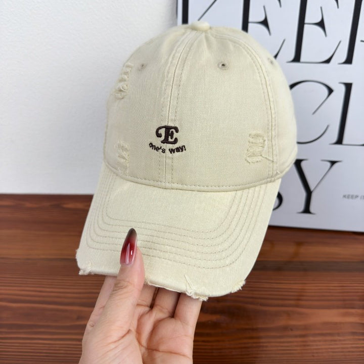 Unisex Distressed Denim Cap Stornfield