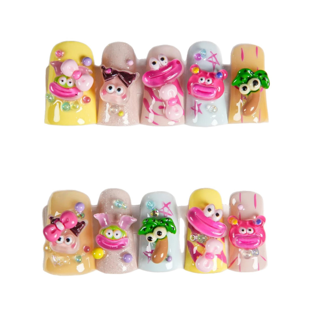 Creative Themed Press-On Nail Set